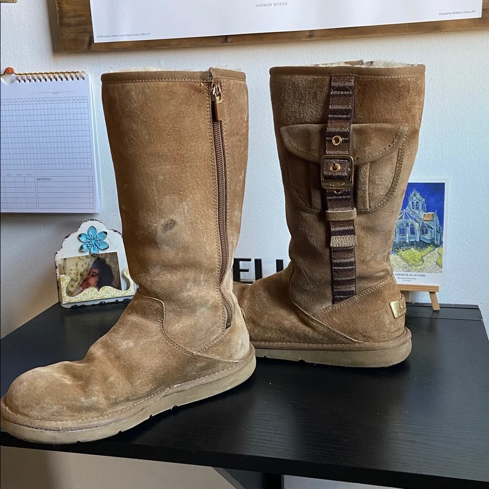 UGG *DISCONTINUED* Retro Cargo 1895 boots in camel suede